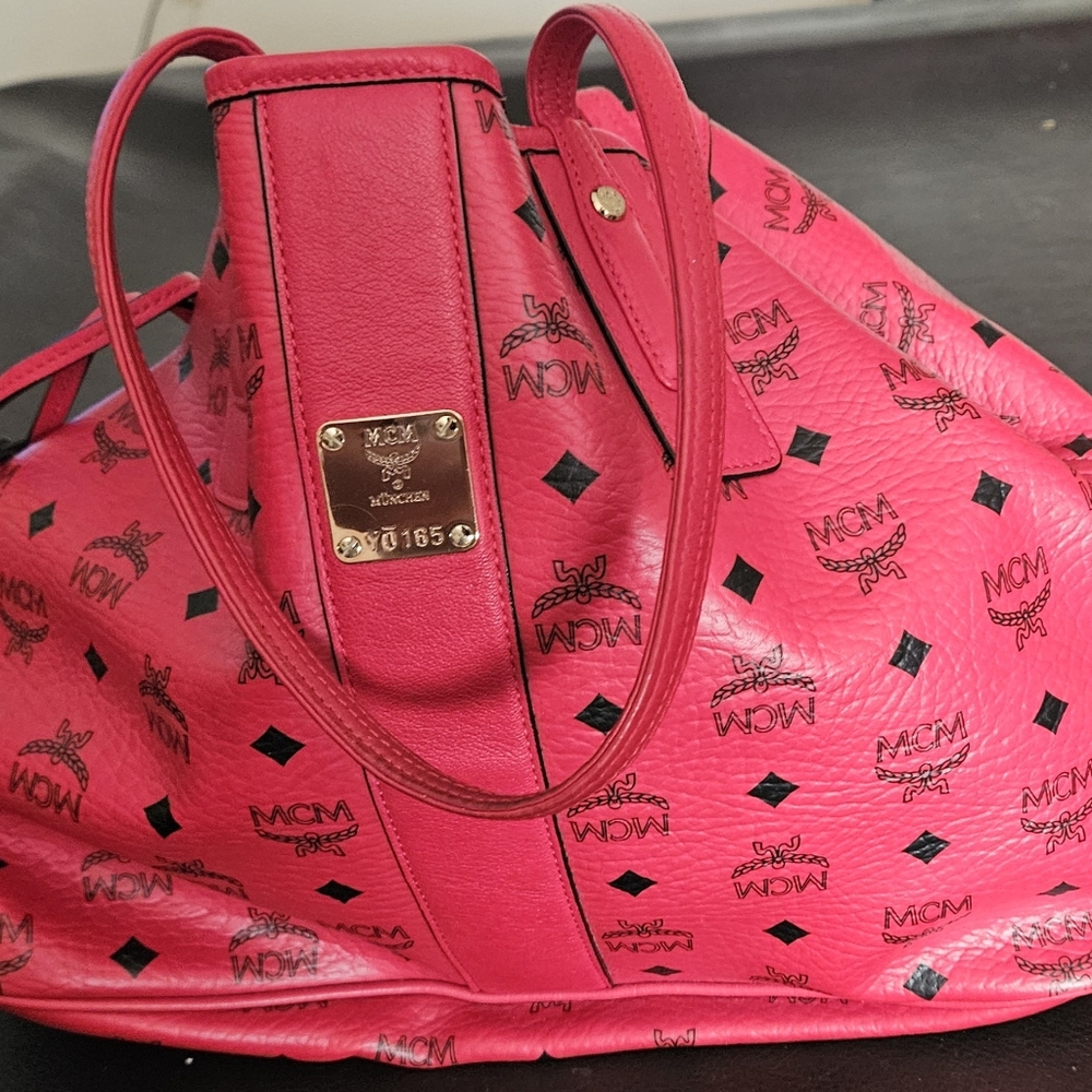 Reversible Liz Shopper in Visetos ( medium ) Red - Picture 6 of 6